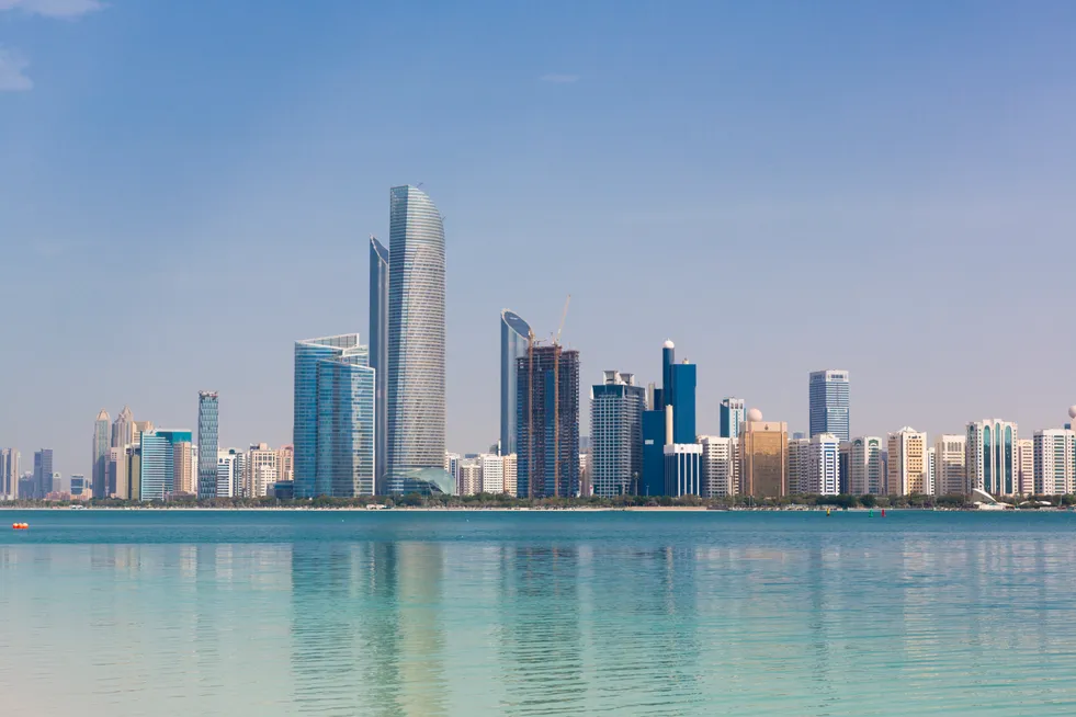 Business setup in Abu Dhabi, the UAE capital skyline