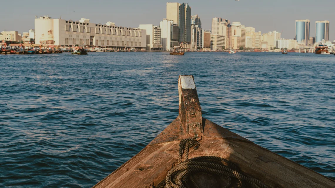 Deira Creek trading district in Dubai, the hub of the electronics re-export trade