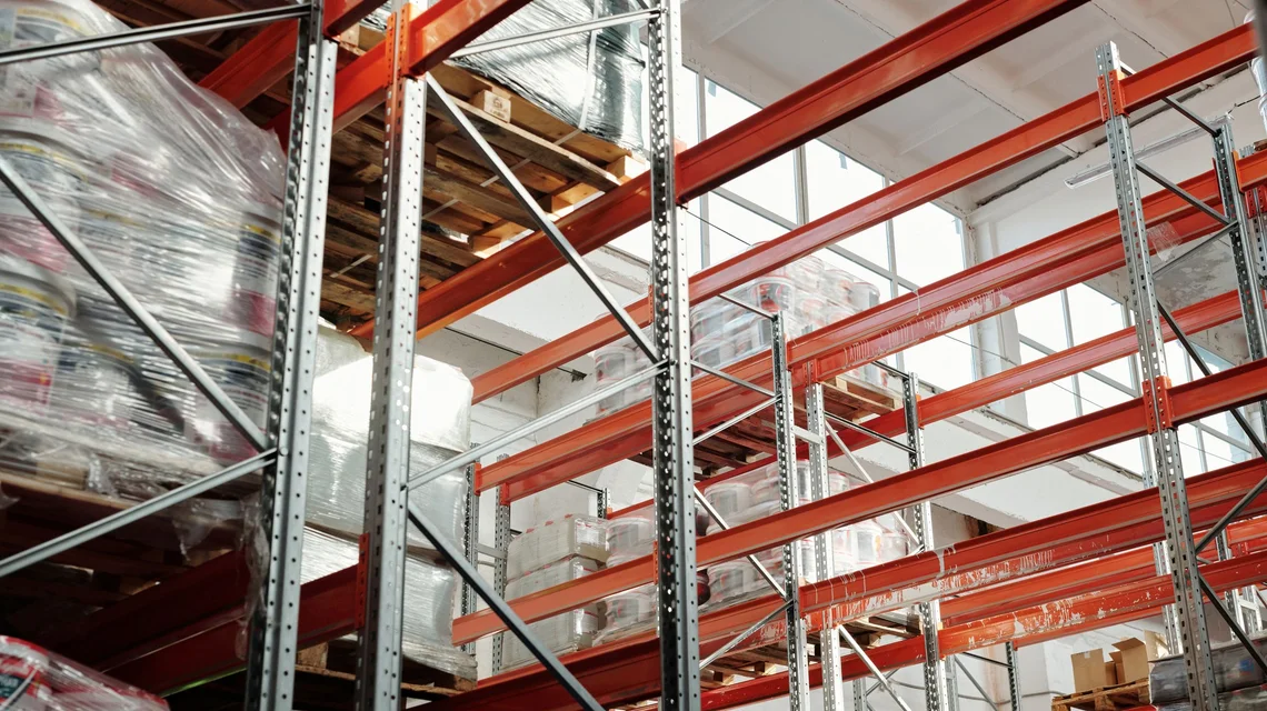 Industrial warehouse racking, the physical premises a manufacturer needs