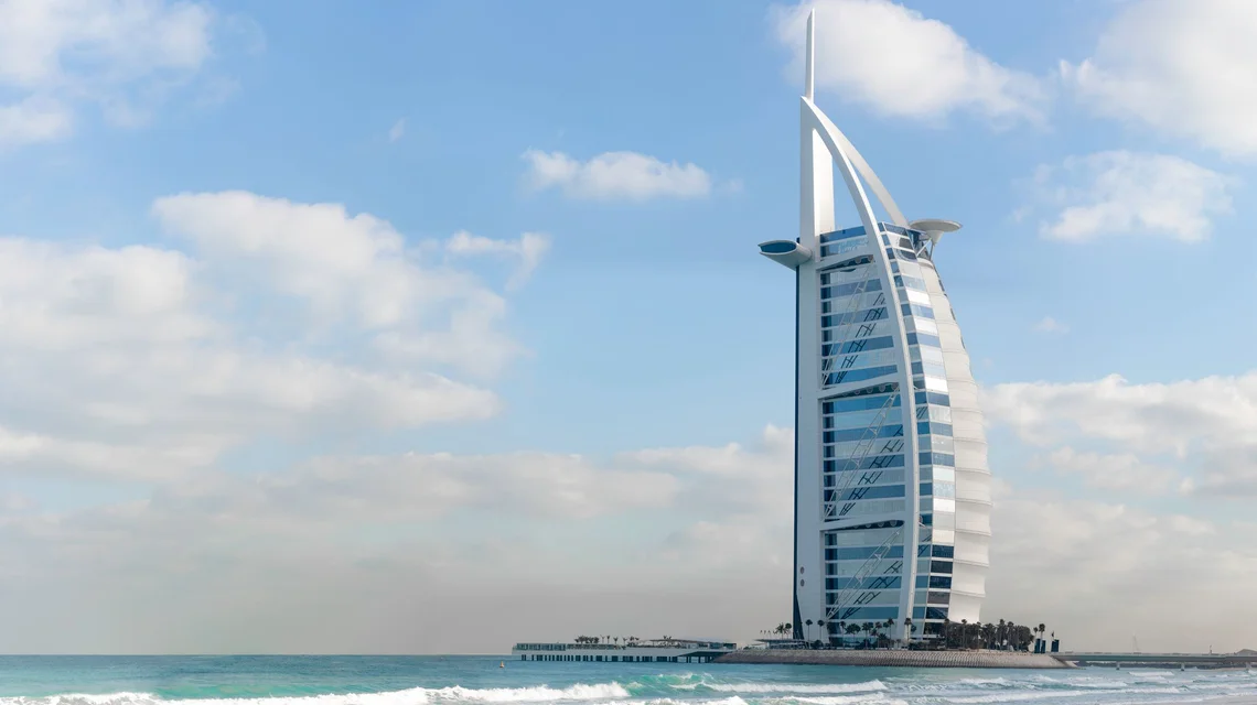 The Burj Al Arab in Dubai, the UAE positioning itself as a regional IP hub